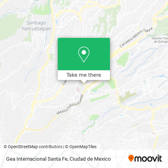 Mapa de Gea Internacional Santa Fe