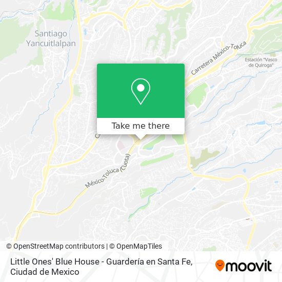 Little Ones' Blue House - Guardería en Santa Fe map