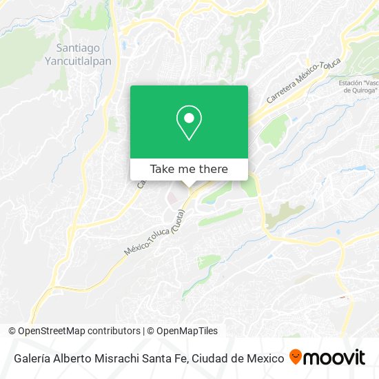 Galería Alberto Misrachi Santa Fe map