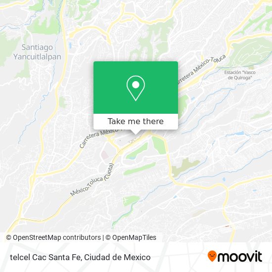 Mapa de telcel Cac Santa Fe