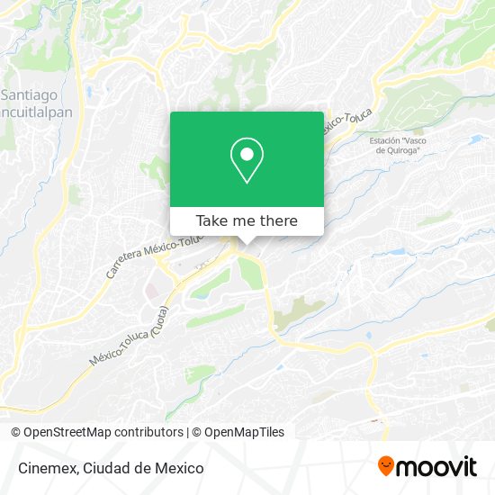 Cinemex map