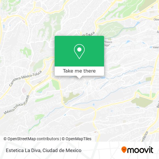 Estetica La Diva map