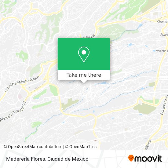 Maderería Flores map