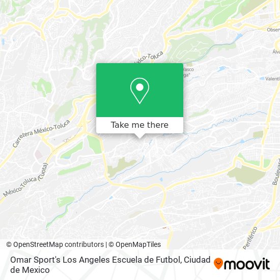 Mapa de Omar Sport's Los Angeles Escuela de Futbol