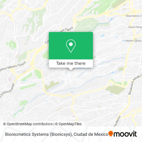 Mapa de Bionicmetics Systems (Bionicsys)