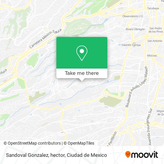 Mapa de Sandoval Gonzalez, hector