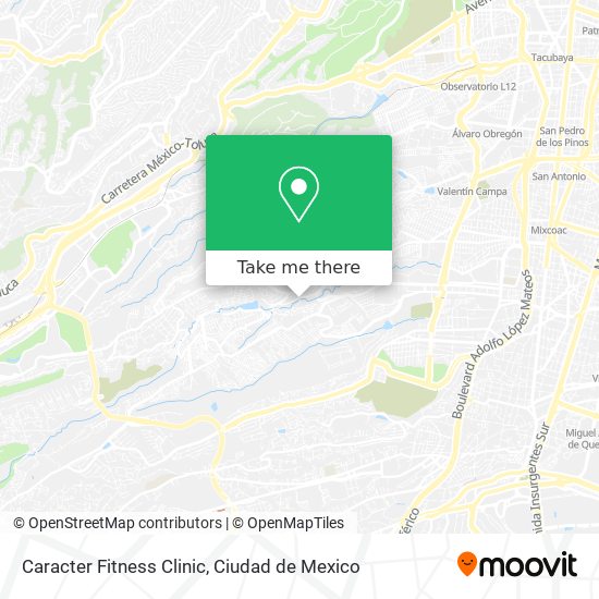 Caracter Fitness Clinic map