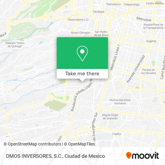 DMOS INVERSORES, S.C. map