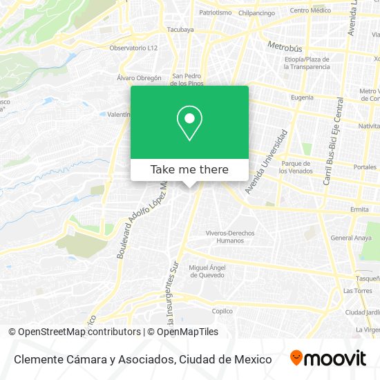 Clemente Cámara y Asociados map