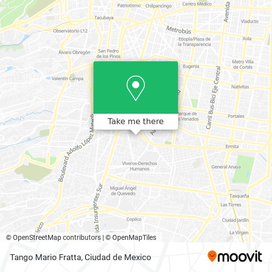 Tango Mario Fratta map