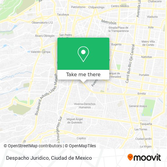 Despacho Juridico map