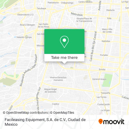 Facileasing Equipment, S.A. de C.V. map