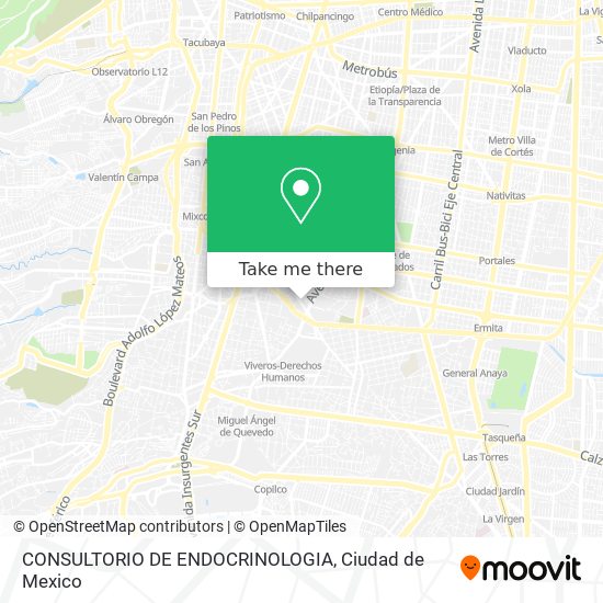 Mapa de CONSULTORIO DE ENDOCRINOLOGIA