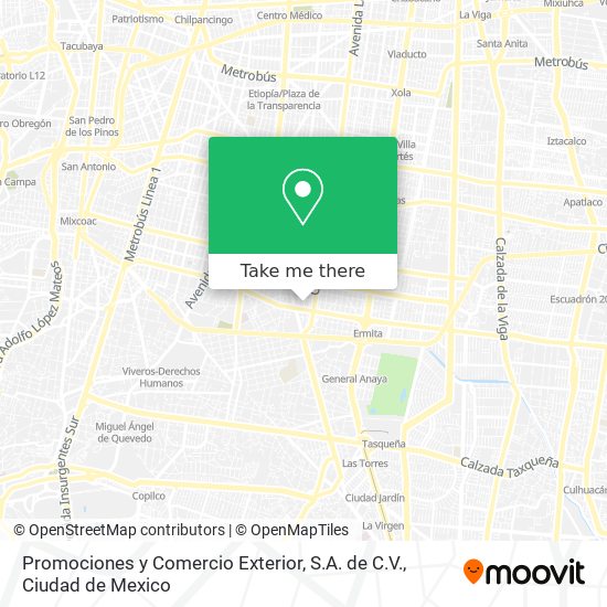 Promociones y Comercio Exterior, S.A. de C.V. map