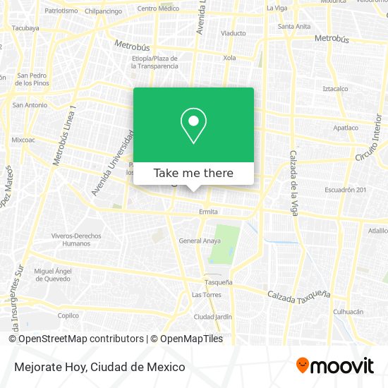 Mejorate Hoy map