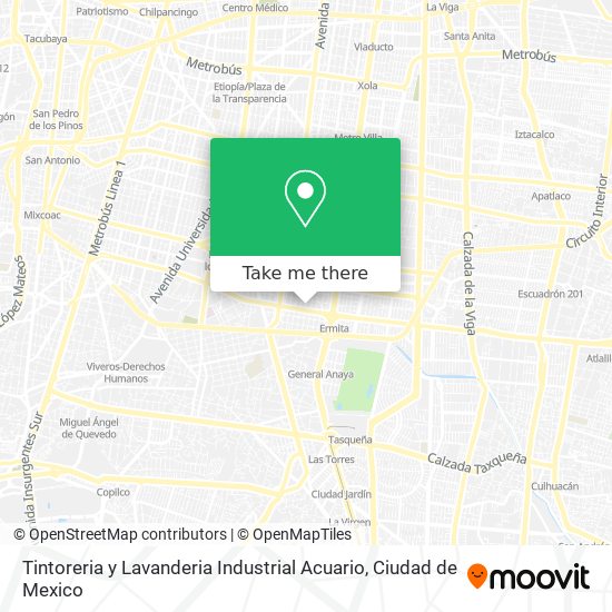 Tintoreria y Lavanderia Industrial Acuario map