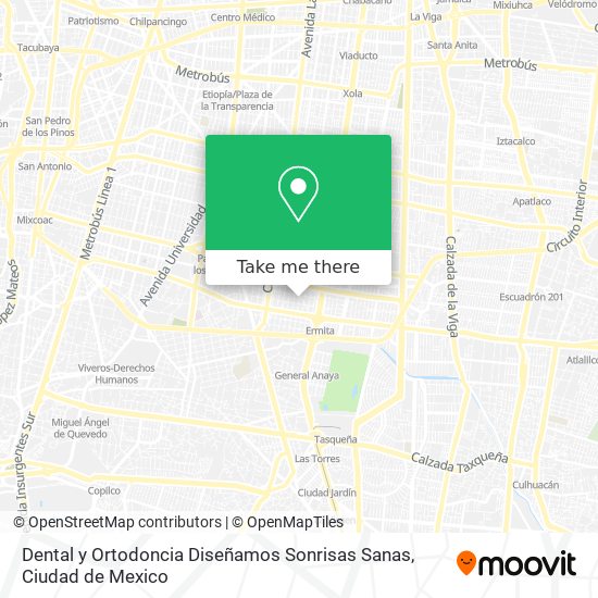 Dental y Ortodoncia Diseñamos Sonrisas Sanas map
