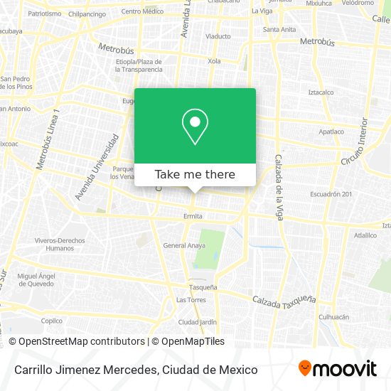 Carrillo Jimenez Mercedes map