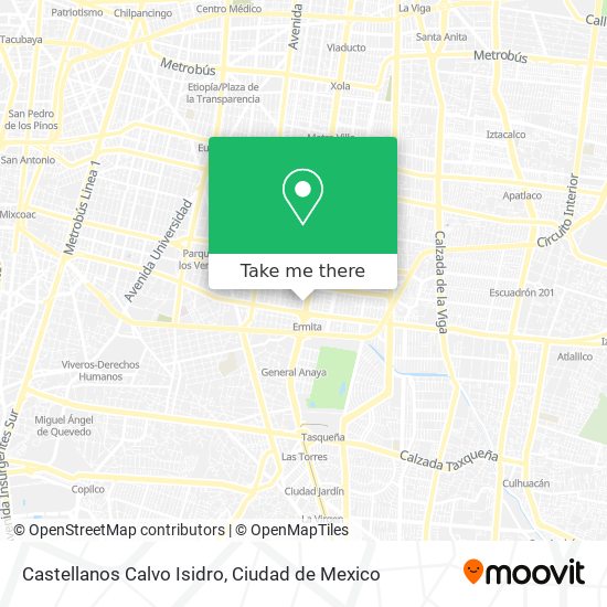Castellanos Calvo Isidro map
