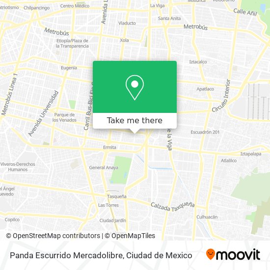 Panda Escurrido Mercadolibre map