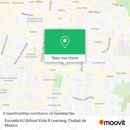 Escuela Krl School Kids R Learning map