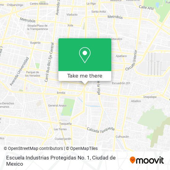 Escuela Industrias Protegidas No. 1 map