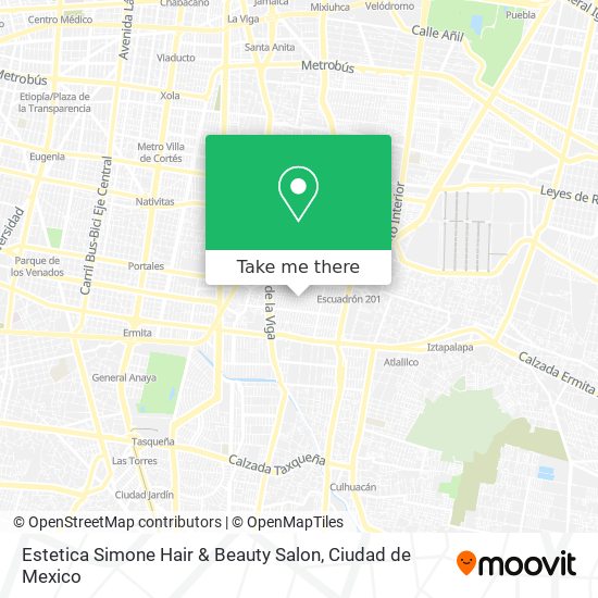 Mapa de Estetica Simone Hair & Beauty Salon