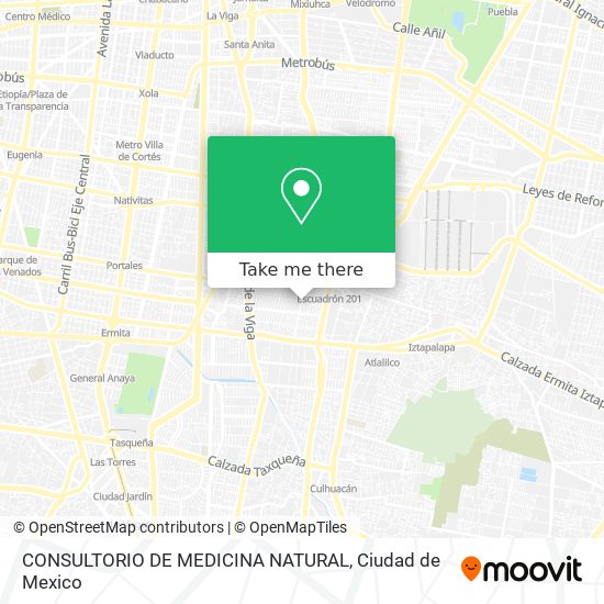 CONSULTORIO DE MEDICINA NATURAL map