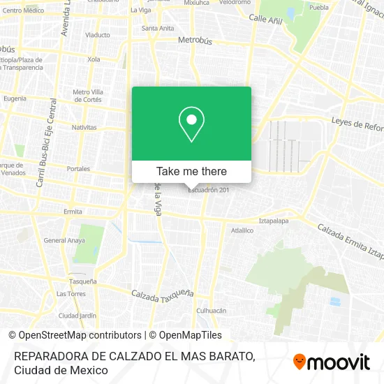 Mapa de REPARADORA DE CALZADO EL MAS BARATO