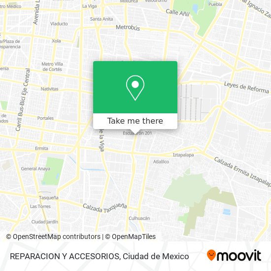 Mapa de REPARACION Y ACCESORIOS