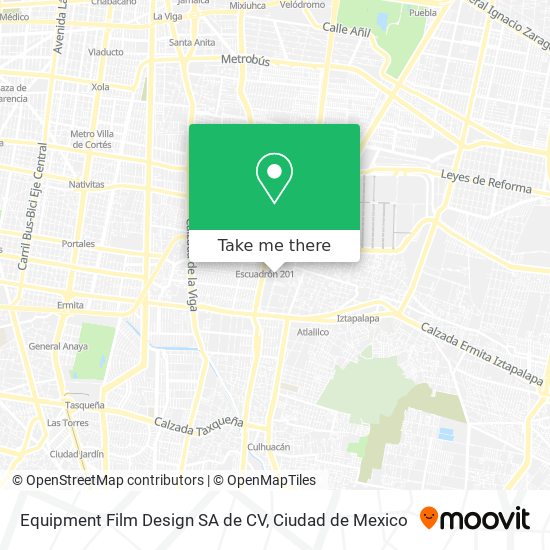 Equipment Film Design SA de CV map