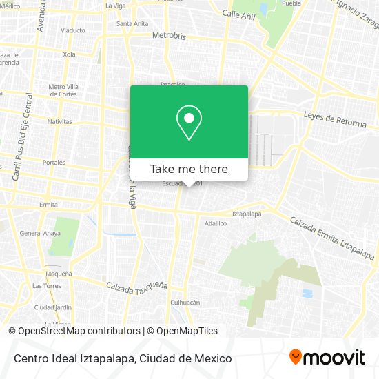 Centro Ideal Iztapalapa map