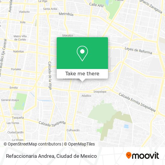 Refaccionaria Andrea map