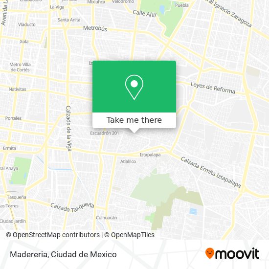 How to get to Madereria in Benito Juárez by Bus or Metro?