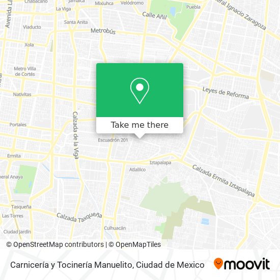 Mapa de Carnicería y Tocinería Manuelito