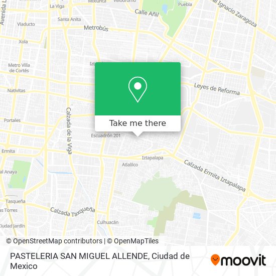 Mapa de PASTELERIA SAN MIGUEL ALLENDE