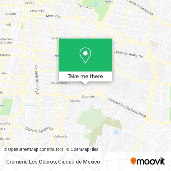 Mapa de Cremería Los Güeros