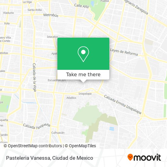 Pasteleria Vanessa map