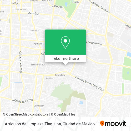 Mapa de Articulos de Limpieza Tlaquilpa