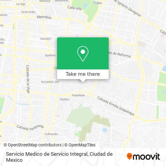 Mapa de Servicio Medico de Servicio Integral