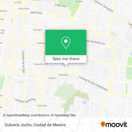 Dulcería Jocho map