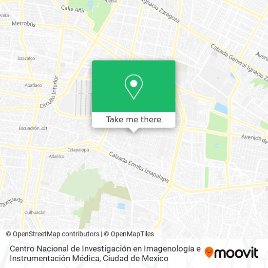 Centro Nacional de Investigación en Imagenología e Instrumentación Médica map