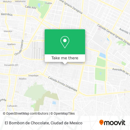 Mapa de El Bombon de Chocolate