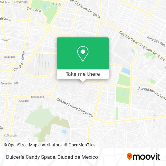 Dulcería Candy Space map