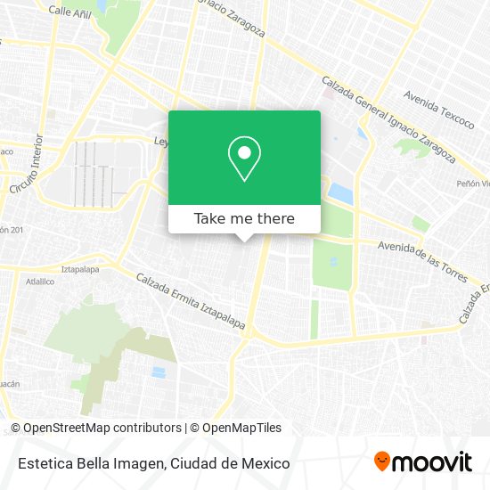 Estetica Bella Imagen map