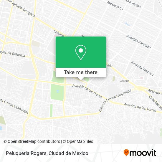 Mapa de Peluqueria Rogers