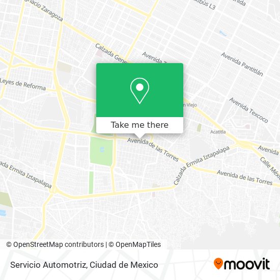 Mapa de Servicio Automotriz