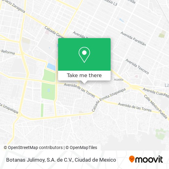 Botanas Julimoy, S.A. de C.V. map