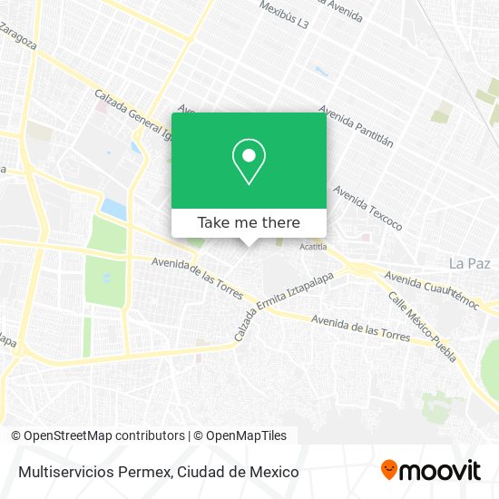 Mapa de Multiservicios Permex