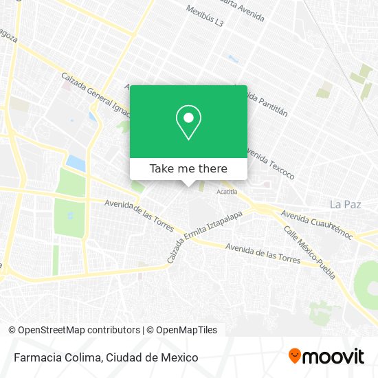 Farmacia Colima map